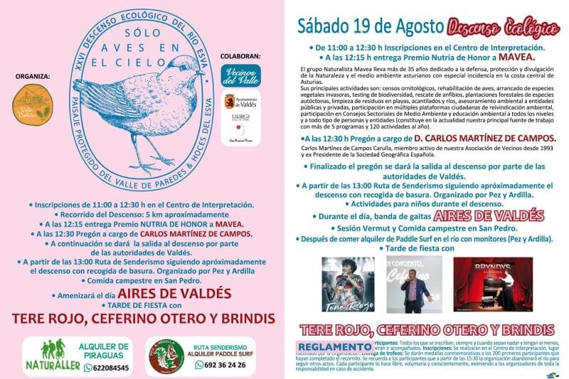 Descenso ecológico del rio Esva 2023